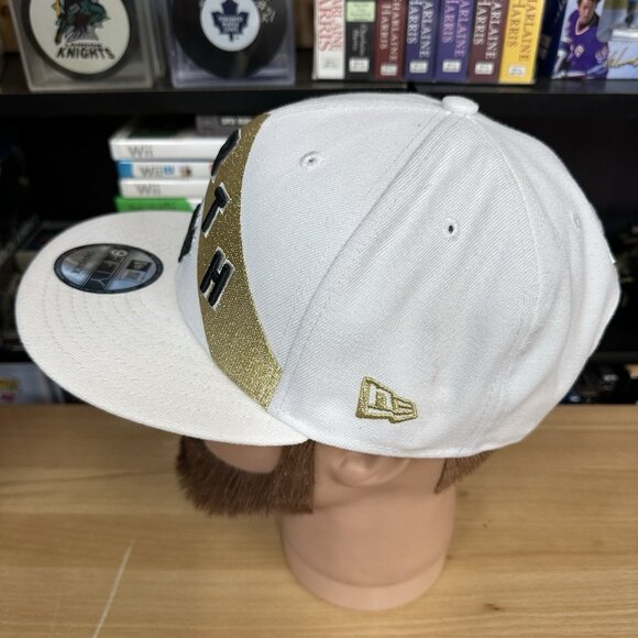 New Era Toronto Raptors 9FIFTY Snapback Hat NORTH White Gold Black - Picture 2 of 6